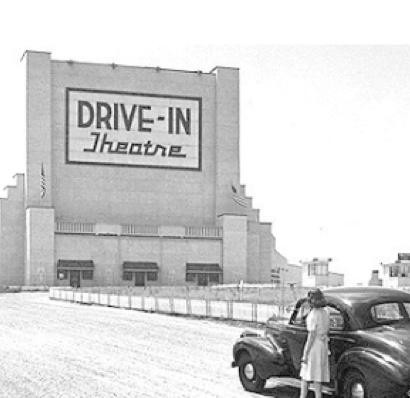 The world's 1st Drive-In movie theatre opens in Pennsauken, New Jersey
